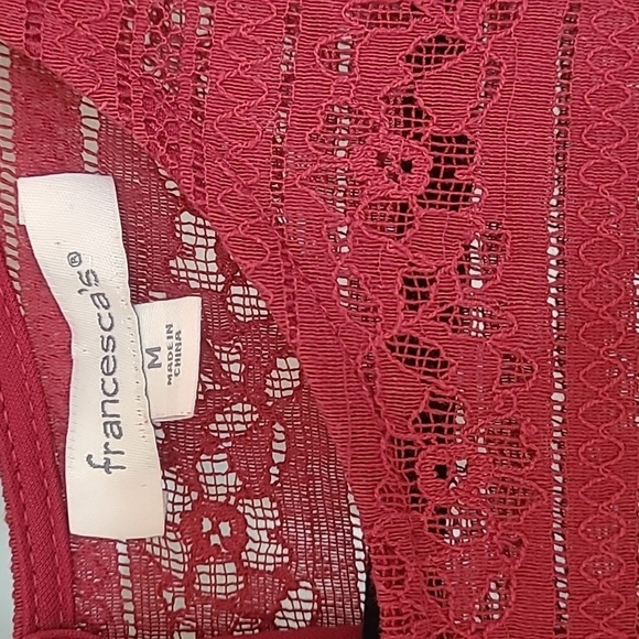 Francesca’s “Lilly” A-Line Lace Above the kneew Dress - Picture 15 of 17